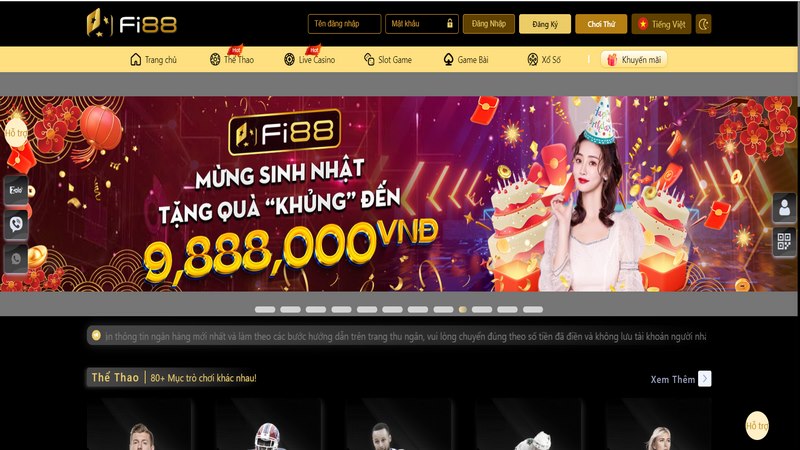 Truy cập trang chủ Fi88 hoặc mở ứng dụng nếu đã tải về thiết bị